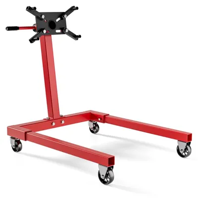 Image de Support moteur plaque de montage pivotante - 570 kg - 360° - 4 roues