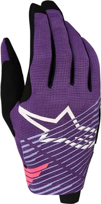 Zdjęcie produktu dla Rękawice motocrossowe Alpinestars Radar Pro, fioletowe/czarne, rozmiar XL