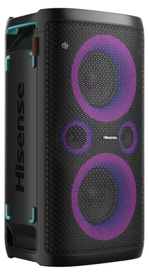 Obrázok produktu pre Hisense Party Storm, 300 W, 50 - 60 Hz, Bezdrôtový, Párty reproduktor, Čierna, Vodeodolný