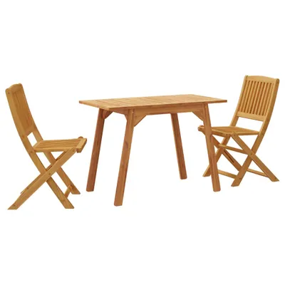 Produktbild von 3-tlg. Garten-Essgruppe Massivholz Akazie