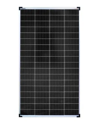 Produktbild von enjoy solar® Solarpanel klassisches monokristallines Solarmodul 150W 36V (silberner Rahmen), 158,75mm Perc-Zellen 0% MwSt.