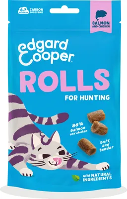 Produktbild von Edgard & Cooper Katze Snacks Rolls Lachs 8 x 45g