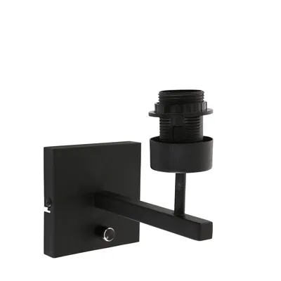 Image de Steinhauer - applique murale - Stang - noir - métal - luminaire individuel - E27 - 3085ZW