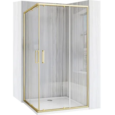 Obrázek produktu pro Sprchový Kout REA CITY BRUSH GOLD 80X100