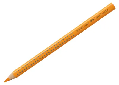 Produktbild von FABER-CASTELL Dreikant Buntstift Jumbo GRIP chromgelb dunkel