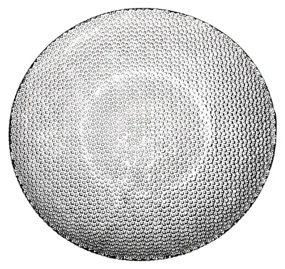 Produktbild von Moderne Glasteller - Speiseteller, Glas Teller 27 cm, kratzfest, gross