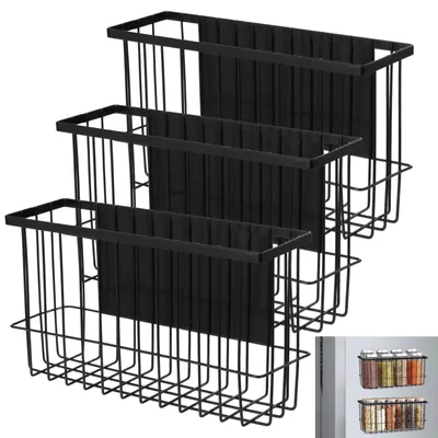 Imagen del producto de 3 cestas organizadoras para refrigerador, no requieren instalación