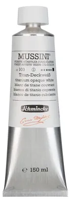 Produktbild von Schmincke MUSSINI Ölfarben 150 ml - 103 Titan-Deckweiß