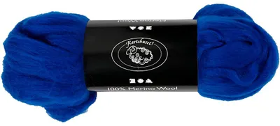 Produktbild von Wolle, Dicke 21 my, Königsblau, 100 g/ 1 Pck [HOB-46056]
