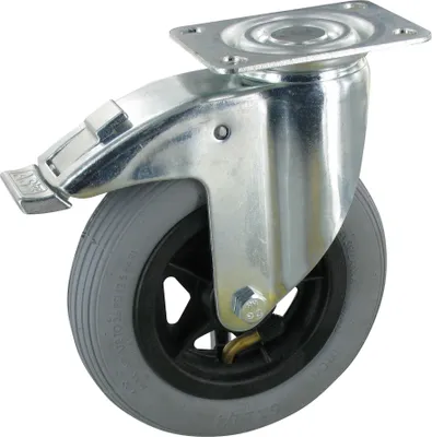Produktbild von Lenkrolle mit Feststeller Rad 150mm Luftreifen Kugellager Tragfähigkeit:60KG
