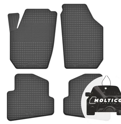 Imagen del producto de Juego de alfombrillas de goma con borde, aptas para todo tipo de clima, para Skoda Roomster (2006-2015)