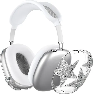 Obrázek produktu pro INF Ochranné pouzdro pro AirPods Max - design Diamantová hvězda Průhledný