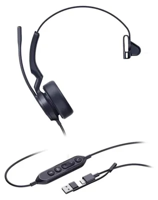 Immagine prodotto di Yealink Headset UH44 Mono Teams USB-C/A - Headset - Mono (1308188)