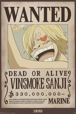 Produktbild von ONE PIECE - Poster Maxi 91cmx51cm - Wanted Sanji