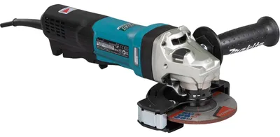 Image de Meuleuse 125mm 1900W Makita GA5093X01 Frein et interrupteur à poignée de sécurité