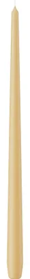 Produktbild von Spitzkerzen durchgefärbt Champagner 400 x Ø 25 mm, 6 Stück