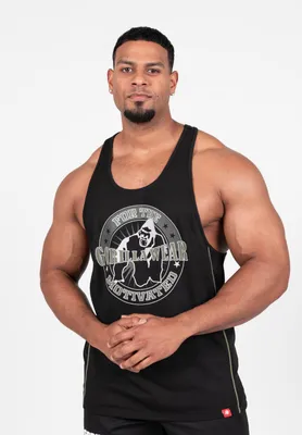 Produktbild von Gorilla Wear Casper Stringer black/green XL