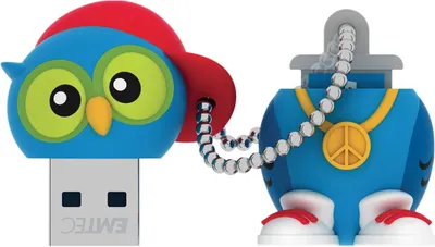 Obrázok produktu pre EMTEC Novelty 3D M341 DJ Owl - USB flash disk