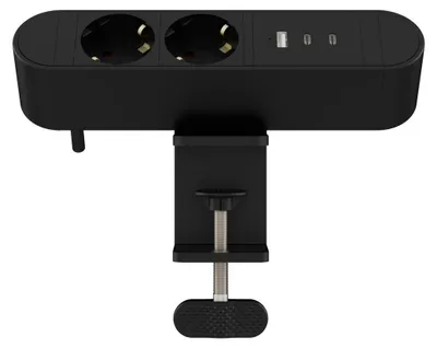 Immagine prodotto di MicroConnect Presa di corrente multipla da tavolo 2 vie Schuko 1 x USB-A 2 - Presa multipla (MC-MDPS-EU2-30W)