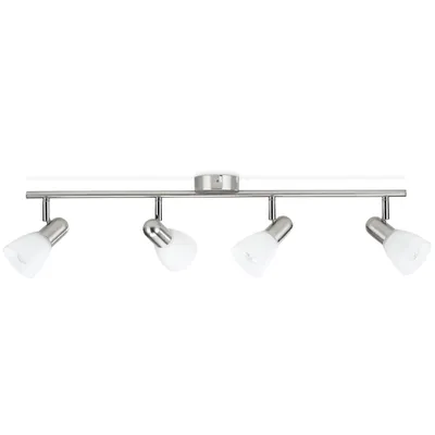 Obrázek produktu pro Philips Nezbytné prvky Stropní/nástěnné bodové svítidlo Burlap, 4×, Bodové světlo na lištu, E14, 4 žárovek, LED, 220-240 V, Chrom