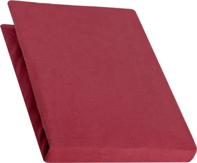Produktbild von Pur Topper 90x200-100x200 bordeaux Baumwolle Jersey 160g/m²