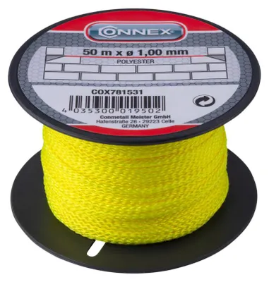 Produktbild von Connex Maurerschnur 50 m Ø 1 mm neon-gelb
