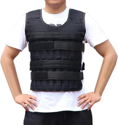 Image de Gilet d'entraînement lesté, 33 lb / 15 kg, pour le fitness et l'entraînement