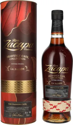 Produktbild von Ron Zacapa Centenario SISTEMA SOLERA La Pasión Heavenly Cask Collection 40% Vol. 0,7l in Geschenkbox