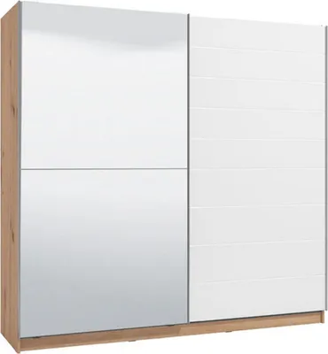 Image de Valsinni - Grande Garde-Robe, 217x210h cm Blanc, Porte-manteaux