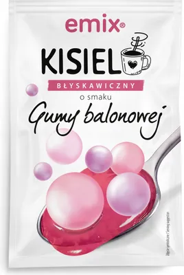 Zdjęcie produktu dla Emix Kisiel O Smaku Gumy Balonowej 30 G