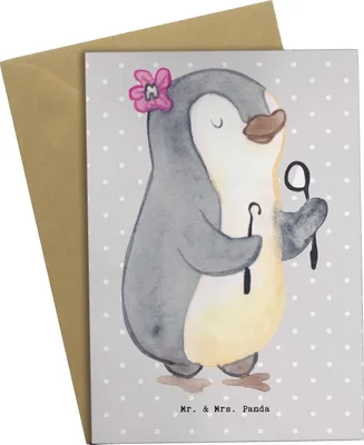 Produktbild von Mr. & Mrs. Panda Glückwunschkarte Zahnarzthelferin Herz - Grau Pastell - Geschenk, einladungskarten, glückwunschkarten, weihnachtskarten, neujahrskarte, Grußkarte