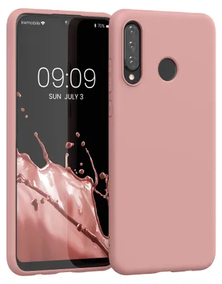 Produktbild von kwmobile Handyhülle für Huawei P30 Lite Hülle - TPU Case - Kabelloses Laden - Schutzhülle Cover in Winter Rose