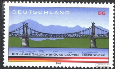Produktbild von Briefmarken BRD (BR.Deutschland) 2003 Mi 2345 (kompl.Ausg.) FDC Salzachbrücke