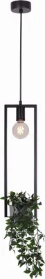 Obrázok produktu pre Závesná lampa ESTERA čierno-sivá 1xE27x60W kov rozmery: 100x15x15 cm IP20 Kaja