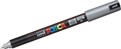 Produktbild von Uni-Ball PC-1MR, Silber, Rundspitze, Mehrfarbig, Rund, 0,7 mm, Tinte auf Wasserbasis