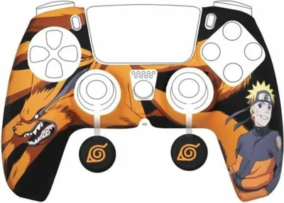 Produktbild von Konix Naruto 80389000006, PlayStation 5, Schutz-Set, Schwarz, Grau, Orange, Silikon, Konvex, 1 Stück(e)