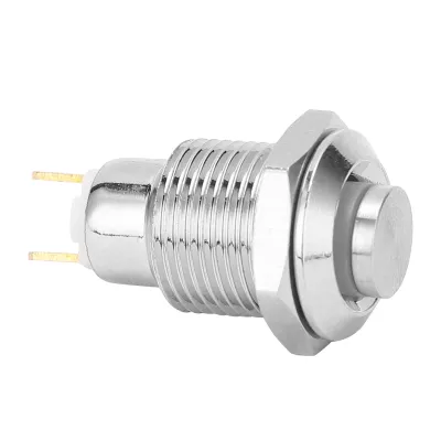 Image de Interrupteur de démarrage à bouton-poussoir en acier inoxydable de 10 mm, bouton-poussoir momentané étanche, 3 V