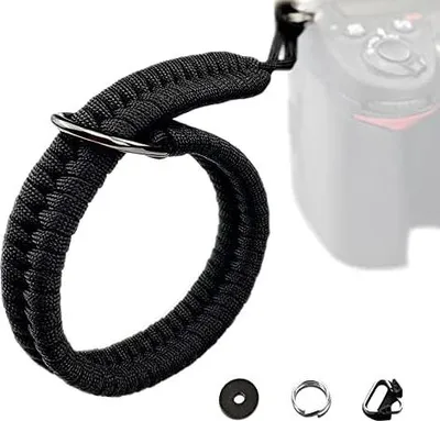 Produktbild von Dreamark Kamera Handschlaufe DSLR, Kameragurt aus Paracord 550 Schultergurt Kamera für Systemkamera Canon Sony Nikon Leica Panasonic Fuji Olympus DSLR SLR
