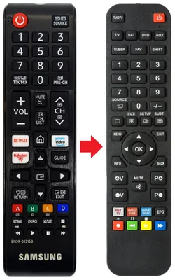 Produktbild von Ersatz Fernbedienung für SAMSUNG TU32F6005FKXXC