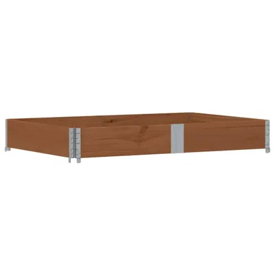 Zdjęcie produktu dla vidaXL Rama blatu palety brązowa 150x100 cm z litego drewna sosnowego