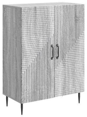 Immagine prodotto di vidaXL Credenza Sonoma-grigio, 66 x 34,5 x 89,5 cm, realizzata in legno composito