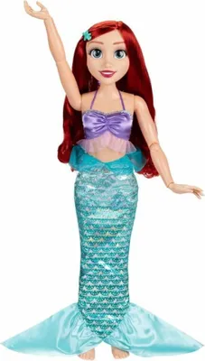 Produktbild von Disney Princess Ariel, Große Puppe, Weiblich, 3 Jahr(e), Mädchen, 810 mm, Mehrfarbig