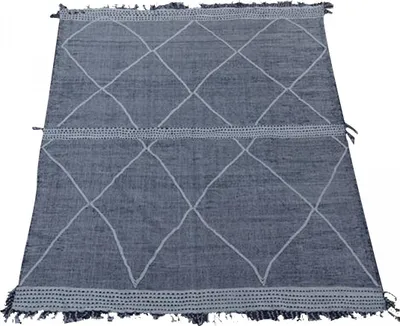 Produktbild von Authentischer handgefertigter Berber-Wollteppich SOUIRA