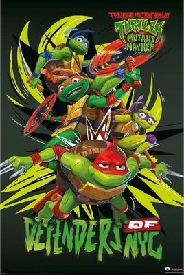 Produktbild von TMNT - Mutant Mayhem - Defenders of NYC - Film - Poster 61x91,5