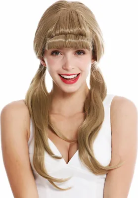 Produktbild von WIG ME UP Perücke lang Tolle Zöpfe Blond GFW3272-24B