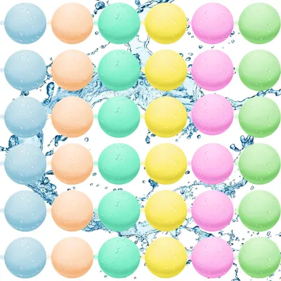 Productafbeelding van Waterballonnen, zelfdichtend, 36 stuks, herbruikbaar, voor kinderen en de tuin