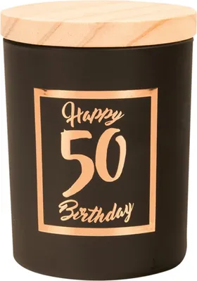 Immagine prodotto di Paperdreams Candela profumata piccola rosa nera – 50 anni