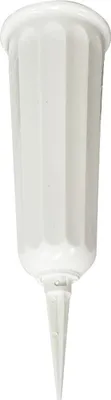 Image de Vase funéraire en plastique avec piquet de terre | Vase de cimetière blanc | Vase funéraire | résistant au gel Vase pour tombe | Vase de fleurs résistant aux intempéries pour cimetière | ornements funéraires résistants aux intempéries