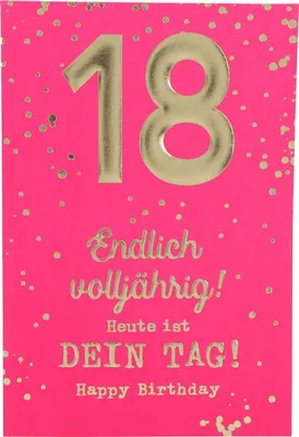 Produktbild von Depesche Zahlenkarten - Das beste Alter Sortierung : 18 Endlich volljährig! Heute ist dein... Zahlenkarte Sortierung: 18 Endlich volljährig! Heute ist dein...