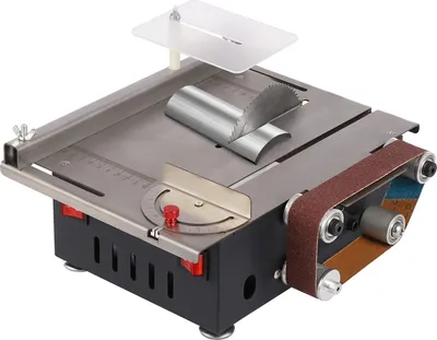 Produktbild von Mini Tischsäge, 2-in-1 Design, Hochgeschwindigkeitsleistung, Silber, EU